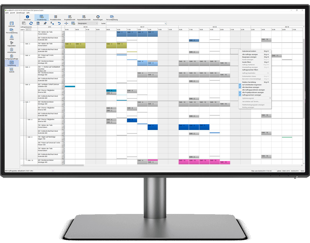 proMExS Modul Baugruppen für komplexe Auftragsnetze